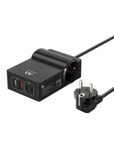 Cargador ewent ew3992 65w 2 x