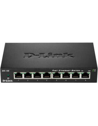 Switch 8 puertos 10 100 fast
