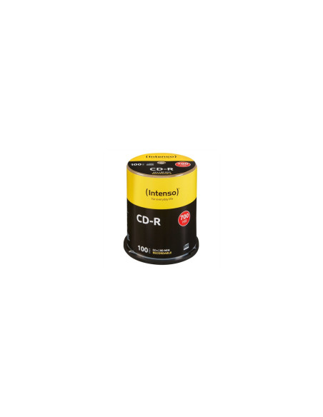 Tarrina cd - r virgenes intenso 700mb 80