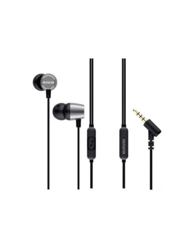 Auricular aiwa estm - 30sl jack 3.5mm negro