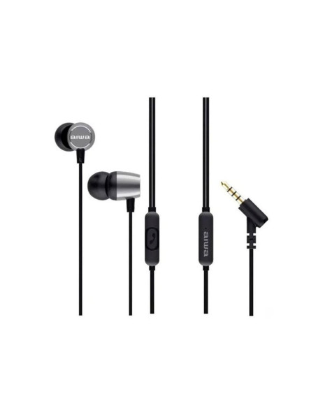 Auricular aiwa estm - 30sl jack 3.5mm negro