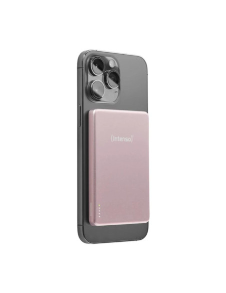 Powerbank intenso mw10000 magsafe rosado magnetico