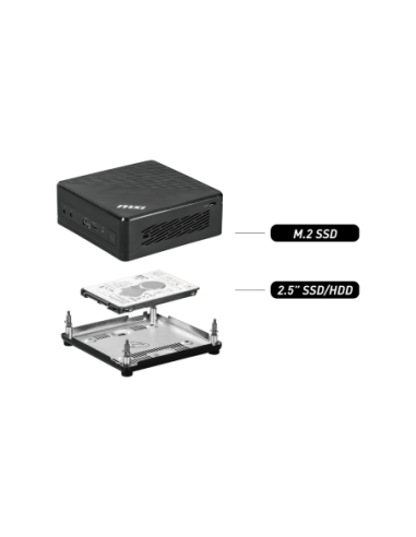 Adaptador hdd mini ordenador msi cubi