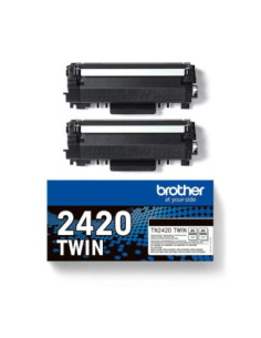 Pack toner brother tn2420twin negro larga