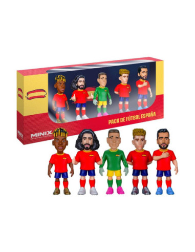 Minix españa mundial pack 5 jugadores