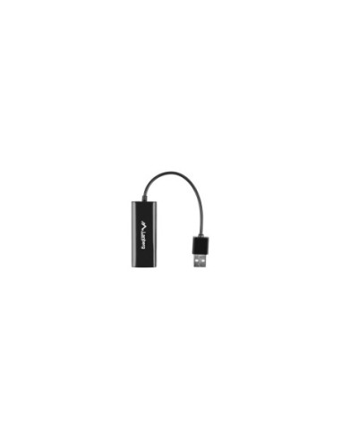 Adaptador usb lanberg 2.0 ethernet rj45