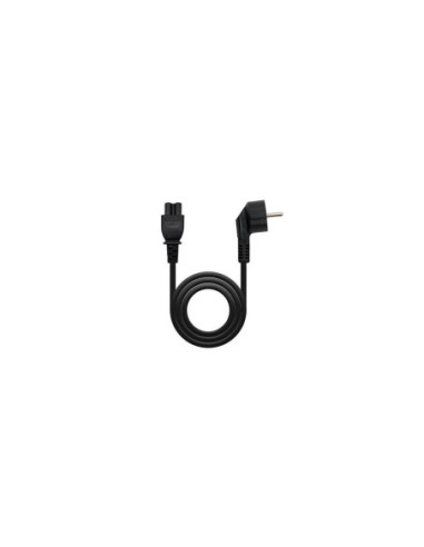 Cable alimentacion tipo trebol 1.5m nanocable