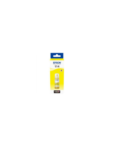 Botella tinta epson ecotank 114 amarillo