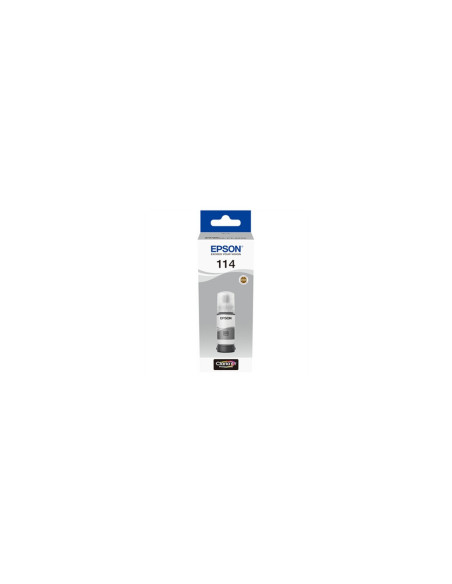 Botella tinta epson ecotank 114 gris