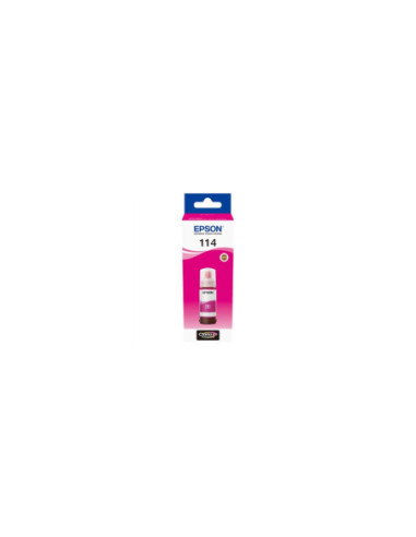Botella tinta epson ecotank 114 mangenta