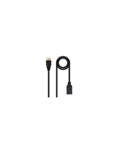 Cable hdmi 2.0 nanocable 2m macho - hembra