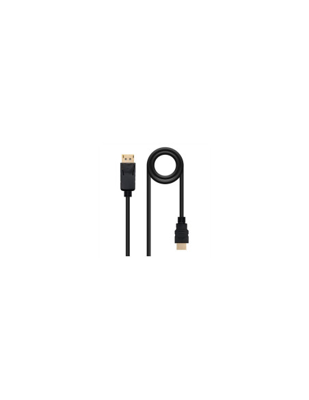 Cable displayport a hdmi nanocable 1m