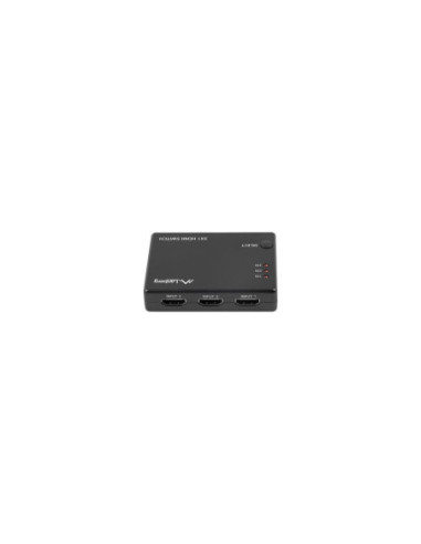 Switch video lanberg 4k 3 x