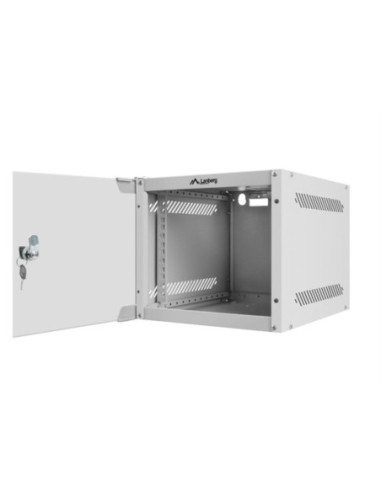 Armario lanberg mural rack 10 pulgadas 4u