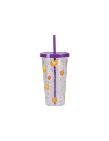 Vaso con pajita paladone wish