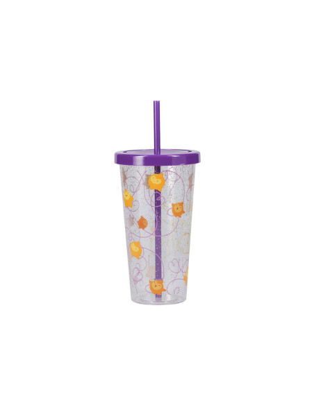 Vaso con pajita paladone wish
