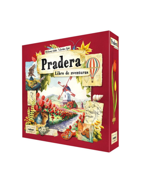 Juego mesa pradera: libro aventuras