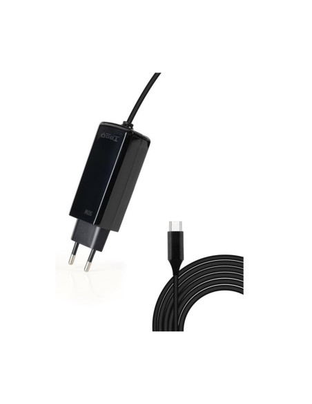 Cargador pared tooq tqlc - usbcgan90pd - c 90w usb - c