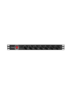 Regleta lanberg 1u 10a 7x schuko