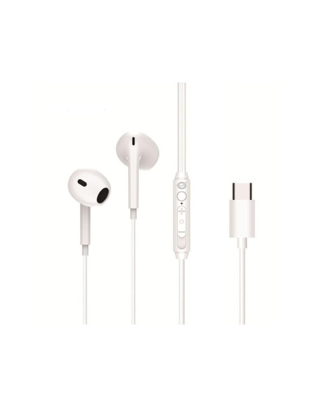 Auricular intrauditivo usb - c conceptronic brendan02w microfono