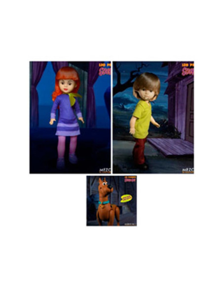 Set 6 figuras mezco toyz scooby - doo