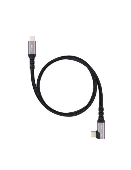 Cable nanocable usb - c 3.2 gen2 acodado