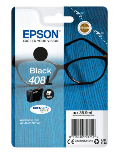 Cartucho tinta epson 408l negro durabrite