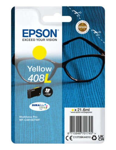 Cartucho tinta epson 408l amarillo durabrite