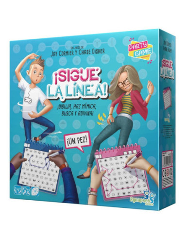 Juego mesa ¡sigue la linea! pegi