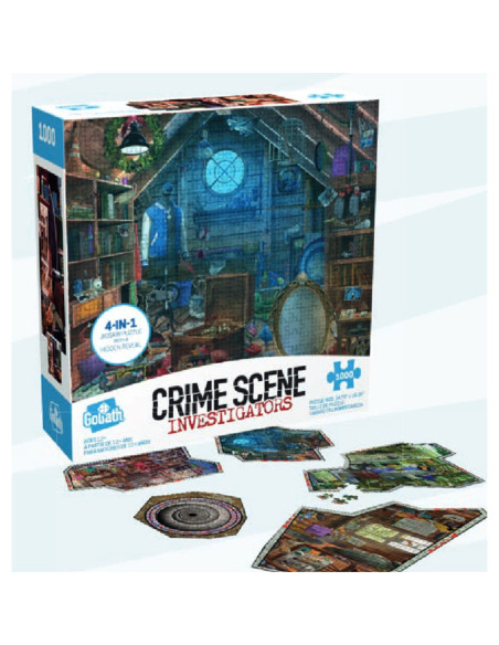 Juego mesa crime scene: surtido