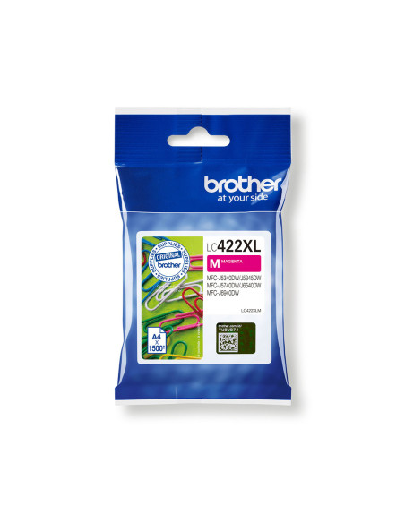 Cartucho tinta brother lc422m magenta 550