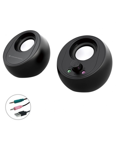 Altavoces conceptronic bjorn01b 10w negro
