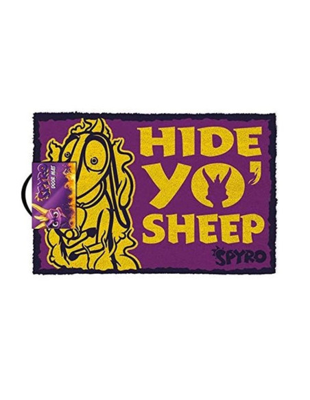 Felpudo spyro el dragon doormat hide