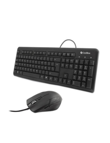 Kit teclado + raton coolbox usb