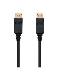 Cable displayport nanocable 1m macho - macho negro