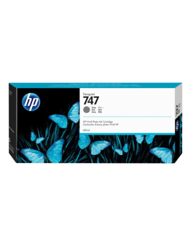 Cartucho tinta hp gris 747 300