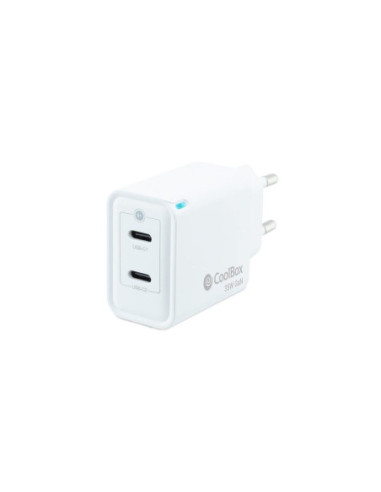 Cargador usb pared coolbox 35w 2