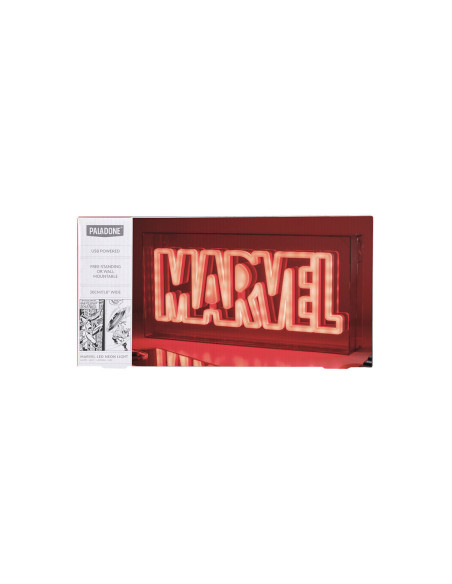 Lampara paladone marvel logo led neon
