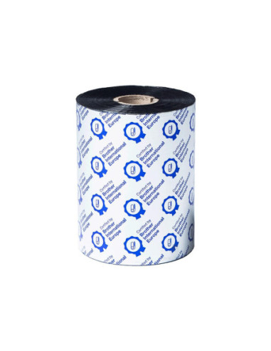 Pack rollos ribbon cera premium brother