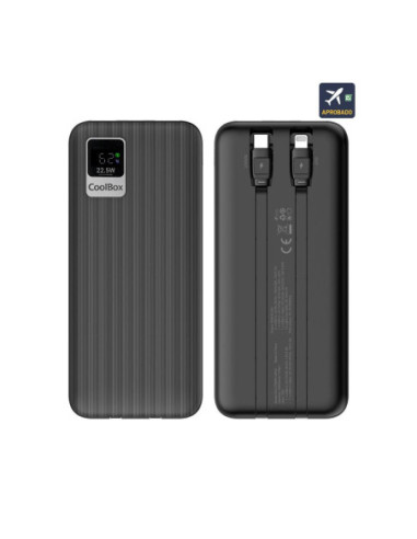 Powerbank dp20 coolbox 20000mah negro