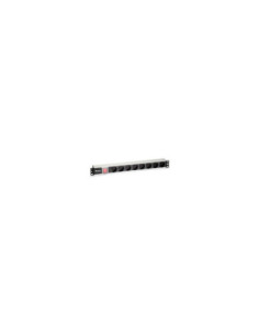 Regleta alimentacion equip rack 19 pulgadas 1u