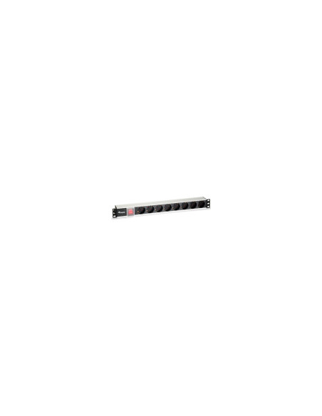 Regleta alimentacion equip rack 19 pulgadas 1u