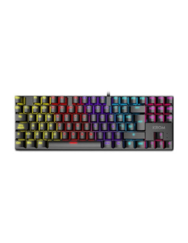 Teclado gaming krom kasic tkl rainbow
