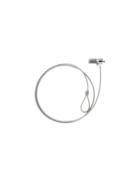 Cable seguridad tooq combinacion 1.5m ranura
