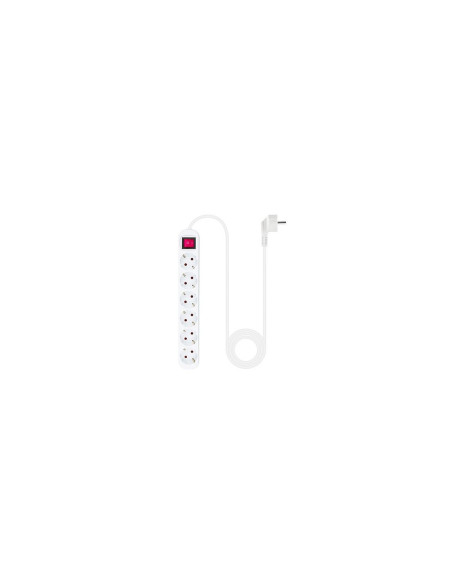 Regleta 6 tomas 1.4m nanocable con