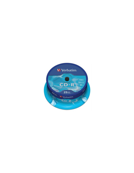 Verbatim cd - r 700mb 52x tarrina 25uds