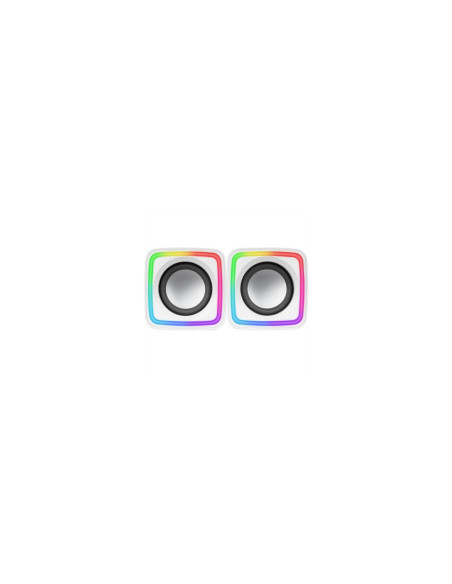 Altavoces mars gaming mscubew 8w blanco