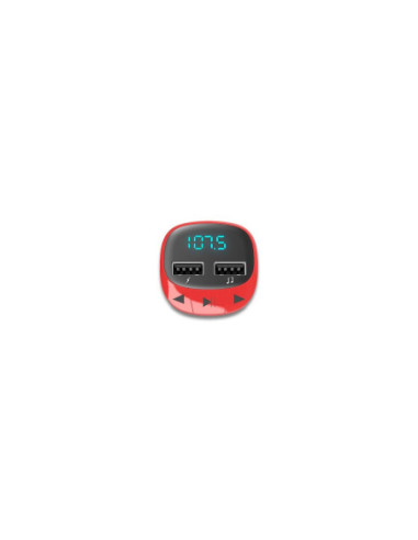 Transmisor fm coche energy sistem rojo