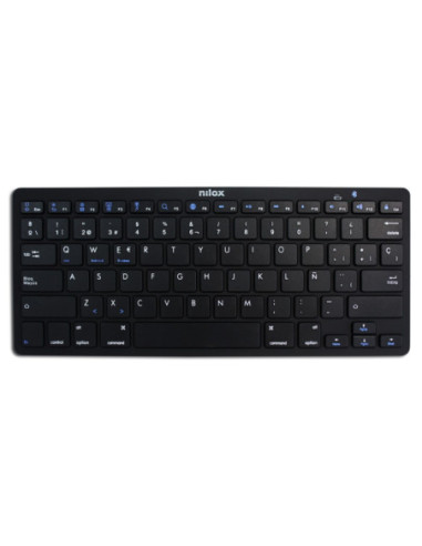 Teclado nilox nxkb01b bluetooh negro