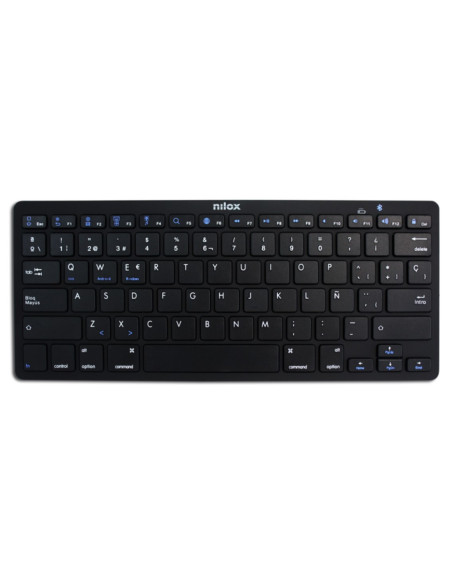 Teclado nilox nxkb01b bluetooh negro